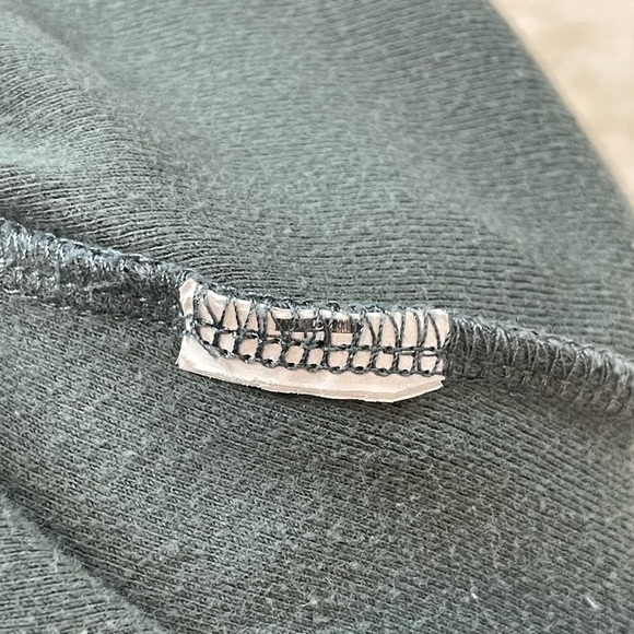 Zara fitted jumpsuit olive green size S sleeveless cotton blend - Picture 9 of 9